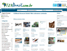 Tablet Screenshot of 123brasil.com.br